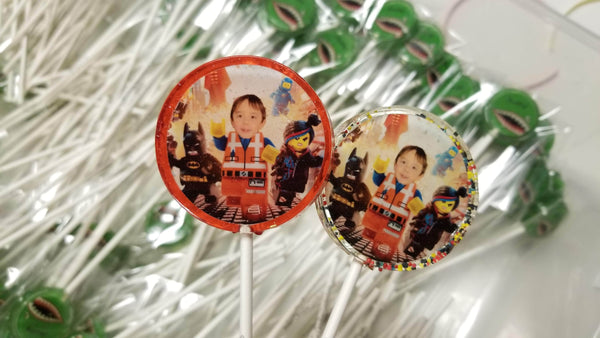 Custom Lollipops> Upload Your Own Artwork > 6 Lollipops/Set