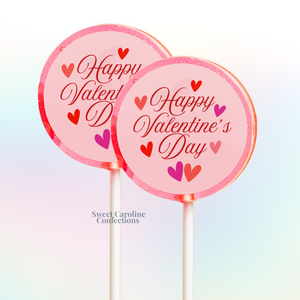 00410 HAPPY VALENTINES WITH SMALL HEARTS