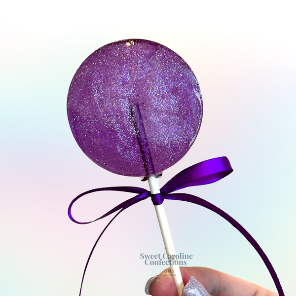 00504 GRAPE - Sweet Caroline Confections | The Original Sparkle Lollipops
