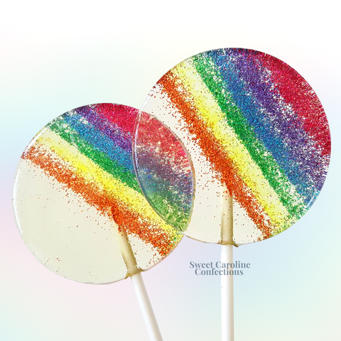 00488 RAINBOW - Sweet Caroline Confections | The Original Sparkle Lollipops