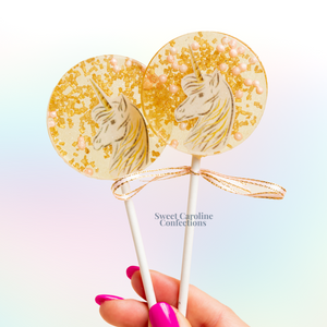 00489 UNICORN - Sweet Caroline Confections | The Original Sparkle Lollipops