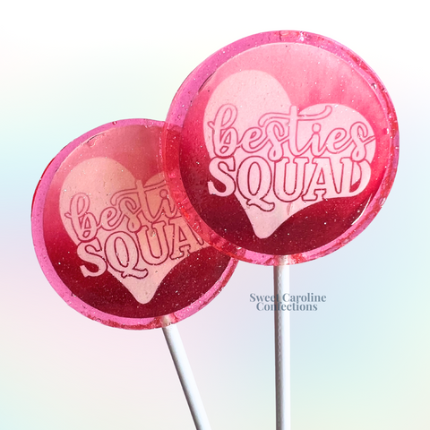 00544 BESTIES SQUAD - Sweet Caroline Confections | The Original Sparkle Lollipops