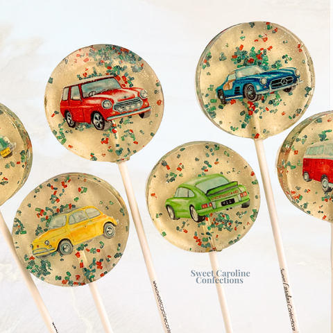 00377 CAR COLLECTION - Sweet Caroline Confections | The Original Sparkle Lollipops