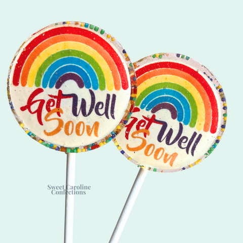 00548 GET WELL SOON - Sweet Caroline Confections | The Original Sparkle Lollipops