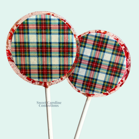 00510 PLAID - Sweet Caroline Confections | The Original Sparkle Lollipops