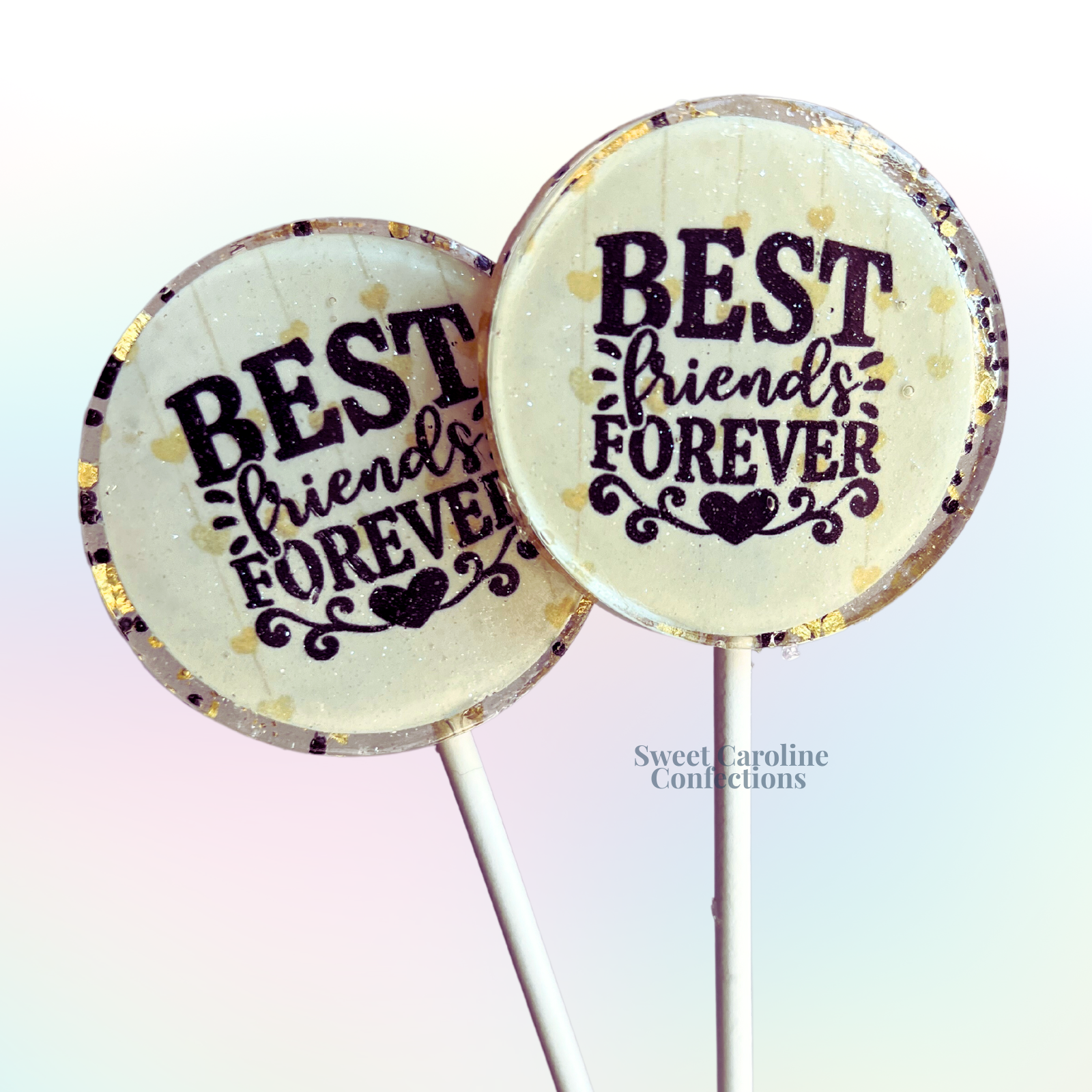 00542 BEST FRIENDS EVER - Sweet Caroline Confections | The Original Sparkle Lollipops