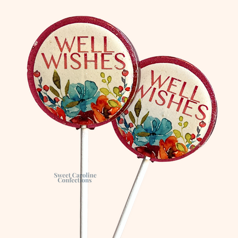 00583 GET WELL SOON - Sweet Caroline Confections | The Original Sparkle Lollipops