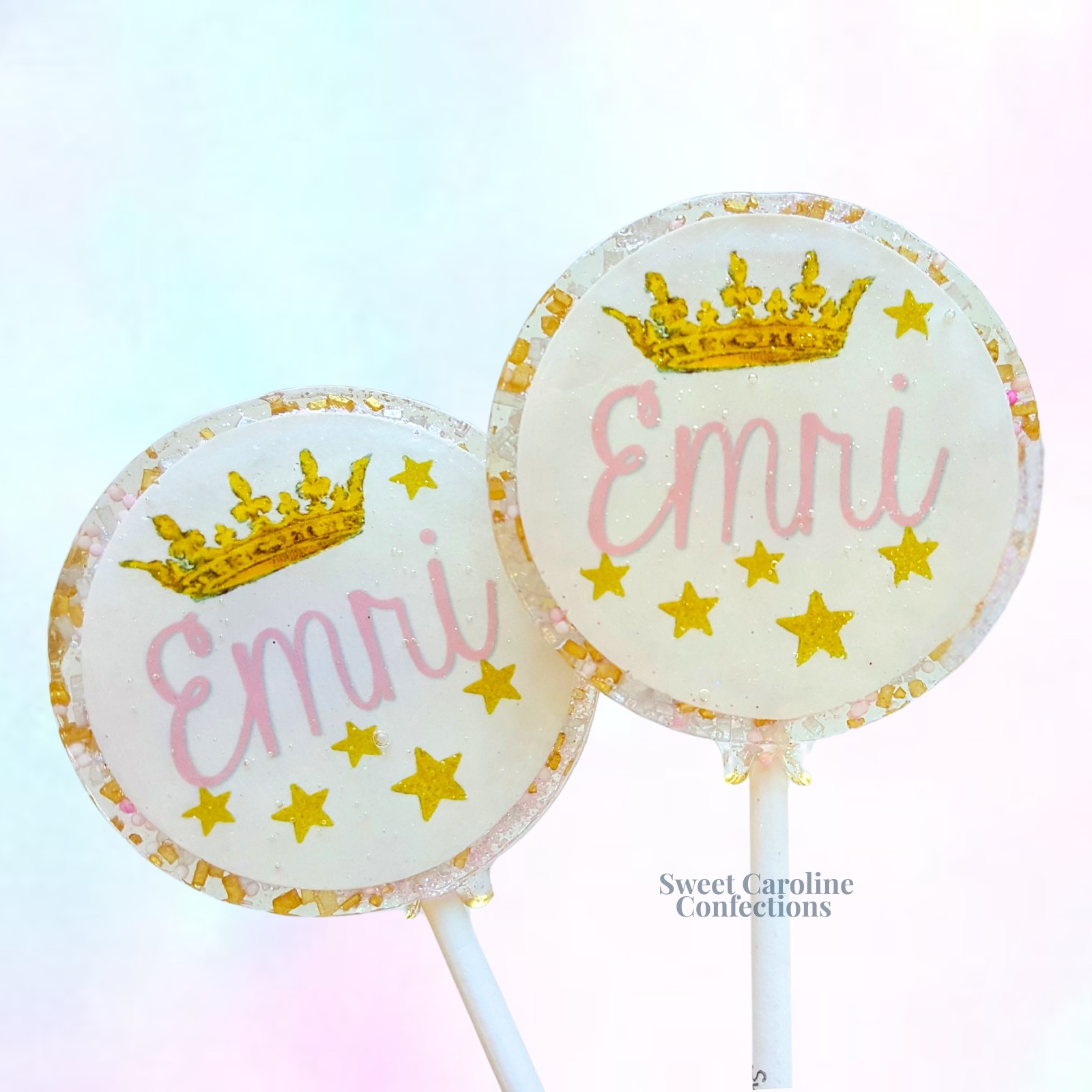 00361 PRINCESS CROWN - Sweet Caroline Confections | The Original Sparkle Lollipops