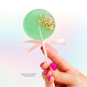 00314 SEAFOAM GREEN AND LIGHT PINK