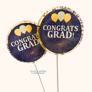 00530 CONGRATS GRAD - Sweet Caroline Confections | The Original Sparkle Lollipops