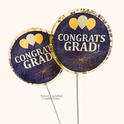 00530 CONGRATS GRAD - Sweet Caroline Confections | The Original Sparkle Lollipops