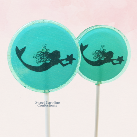 00493 MERMAID - Sweet Caroline Confections | The Original Sparkle Lollipops