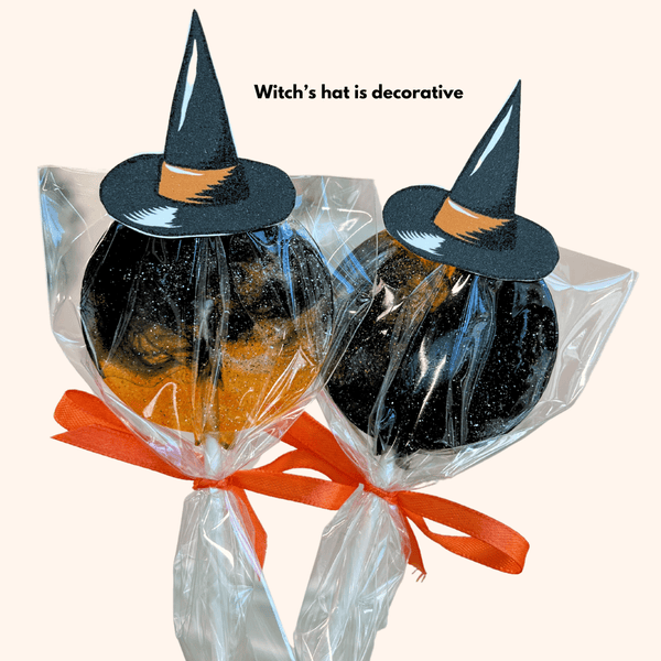 Witch Hat Lollipops - Berry Flavor - Set of 6