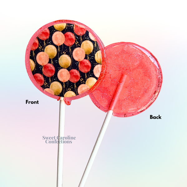 00526 BALLOON COLLAGE - Sweet Caroline Confections | The Original Sparkle Lollipops