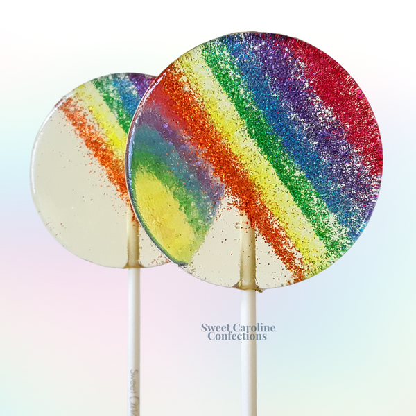 00488 RAINBOW - Sweet Caroline Confections | The Original Sparkle Lollipops