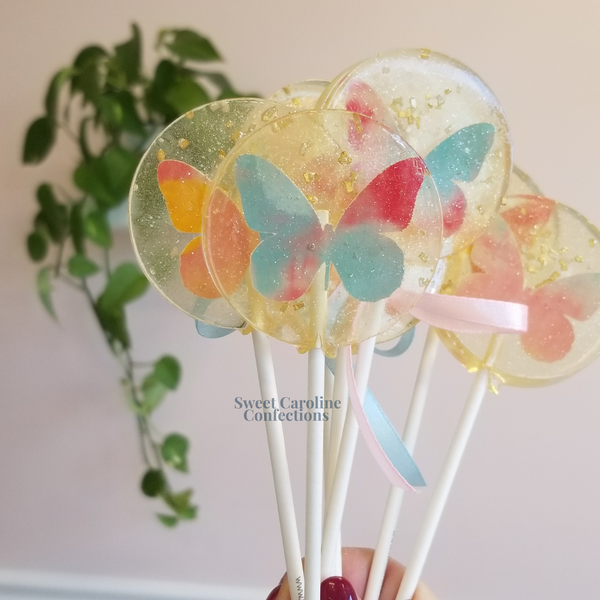 00301 BUTTERFLY - Sweet Caroline Confections | The Original Sparkle Lollipops