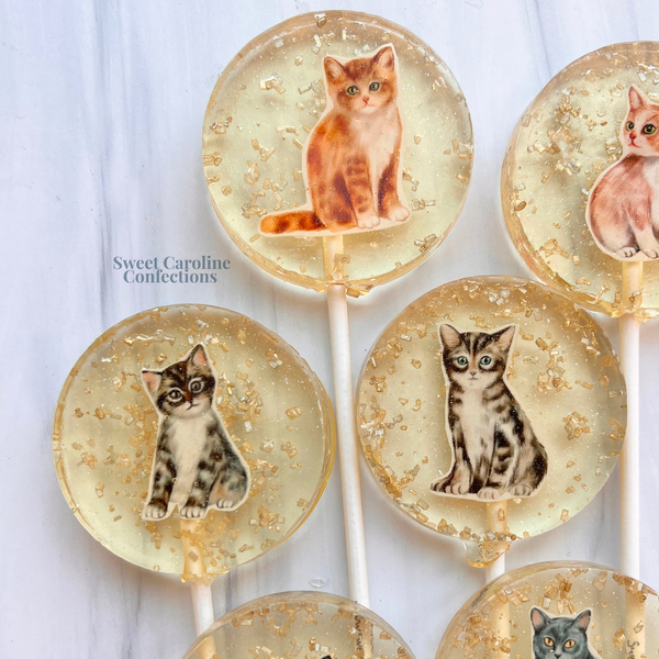 00564 CAT COLLECTION - Sweet Caroline Confections | The Original Sparkle Lollipops