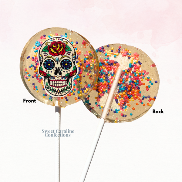 OO428 SKULL - Sweet Caroline Confections | The Original Sparkle Lollipops
