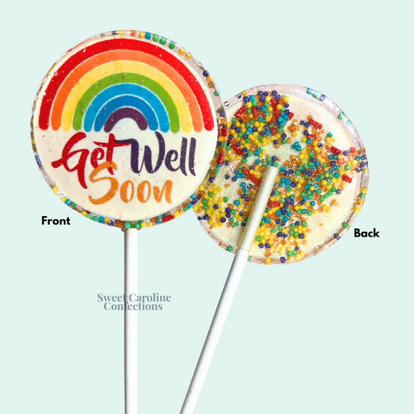 00548 GET WELL SOON - Sweet Caroline Confections | The Original Sparkle Lollipops