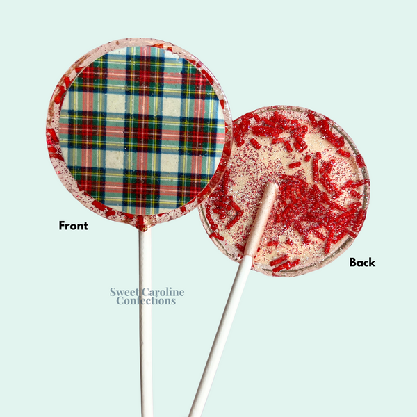 00510 PLAID - Sweet Caroline Confections | The Original Sparkle Lollipops