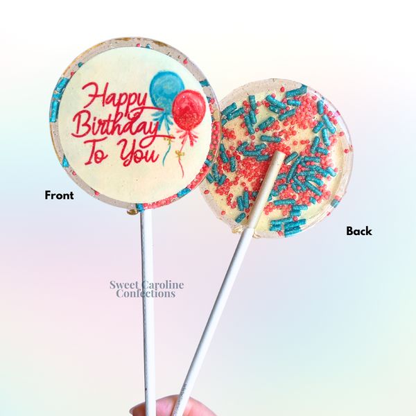 00521 HAPPY BIRTHDAY TO YOU - Sweet Caroline Confections | The Original Sparkle Lollipops