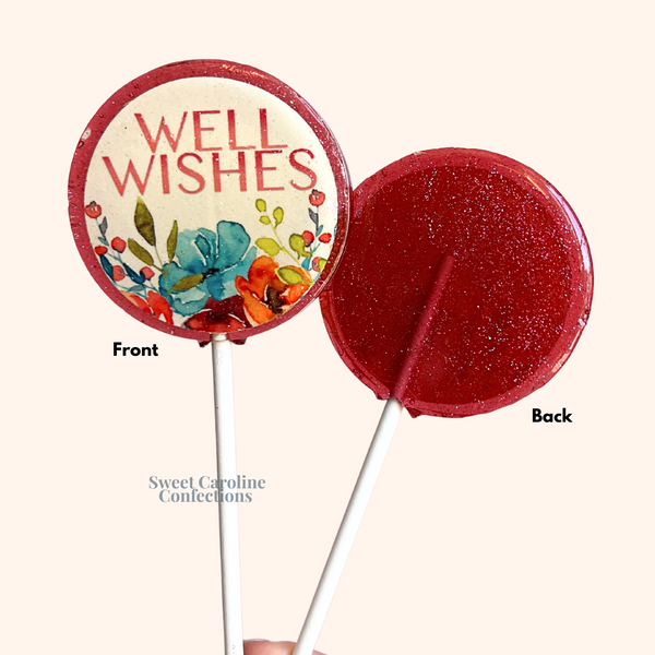 00583 GET WELL SOON - Sweet Caroline Confections | The Original Sparkle Lollipops