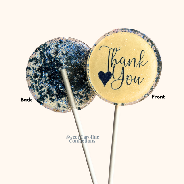 00579 THANK YOU - Sweet Caroline Confections | The Original Sparkle Lollipops