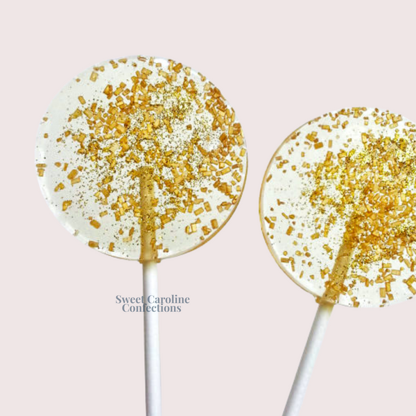 00353 GOLD - Sweet Caroline Confections | The Original Sparkle Lollipops