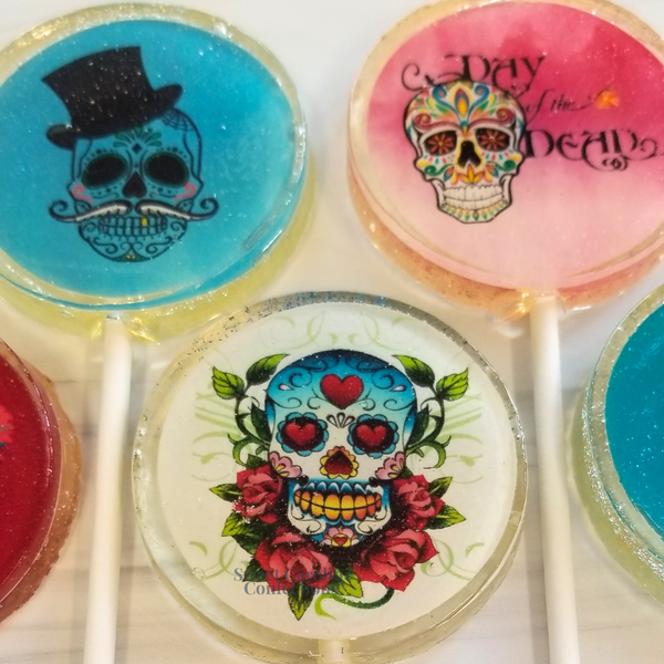 00429 Day of the Dead Lollipops, Dia de los Muertos lollipops