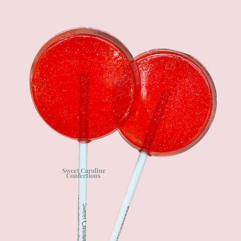 00498 HOT CINNAMON - Sweet Caroline Confections | The Original Sparkle Lollipops
