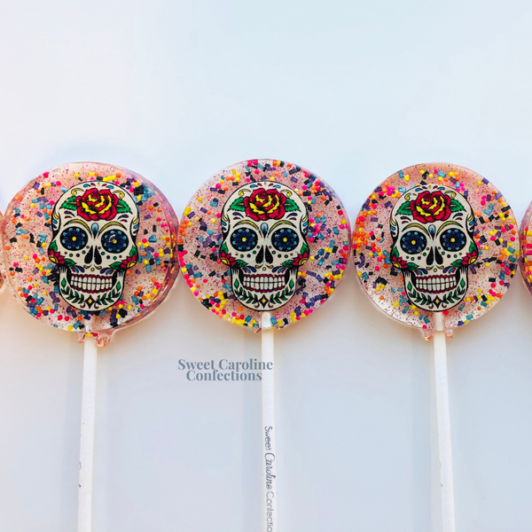 OO428 SKULL - Sweet Caroline Confections | The Original Sparkle Lollipops