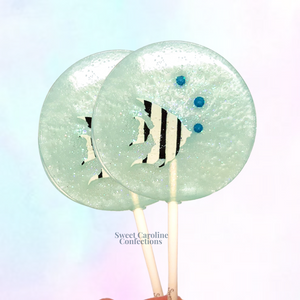 00539 FISH WITH BUBBLES - Sweet Caroline Confections | The Original Sparkle Lollipops