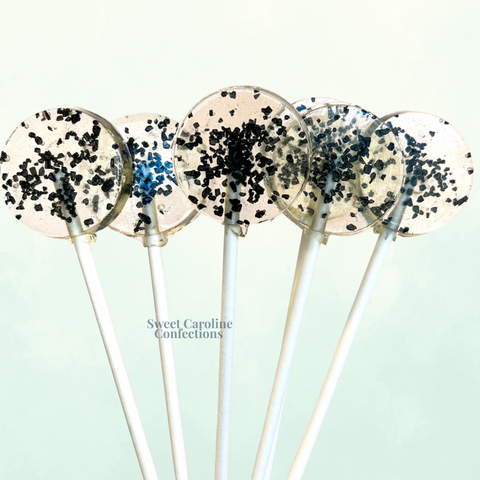 00503 BLACK HAWAIIAN SEA SALT - Sweet Caroline Confections | The Original Sparkle Lollipops