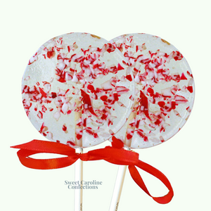 00321 Christmas Lollipops, Blue and Red Favors