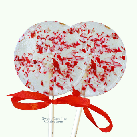 00321 Christmas Lollipops, Blue and Red Favors