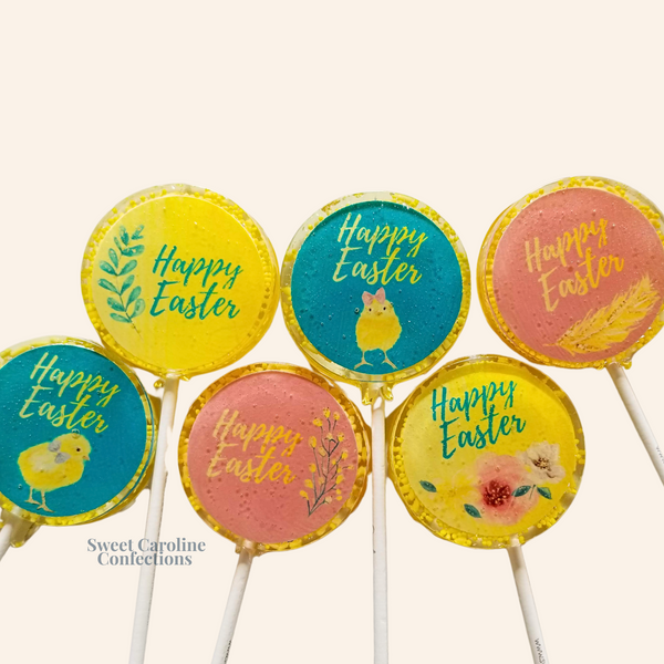 Happy Easter Lollipops, Set of 4