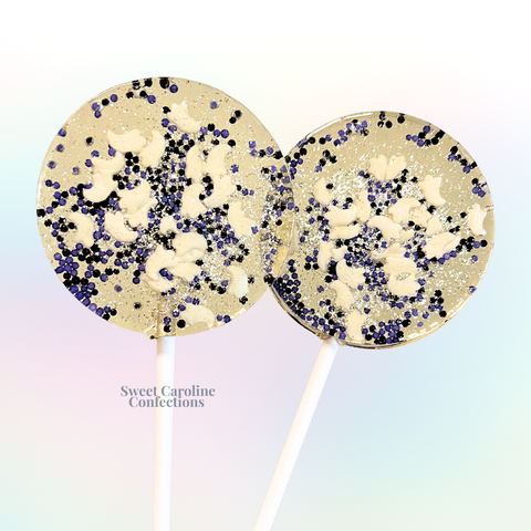 00424 MINI GHOSTS - Sweet Caroline Confections | The Original Sparkle Lollipops