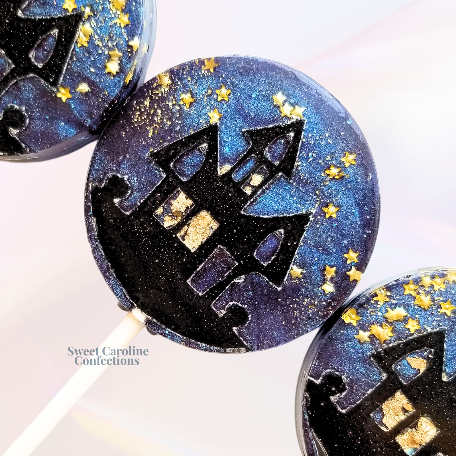 00415 HAUNTED HOUSE - Sweet Caroline Confections | The Original Sparkle Lollipops