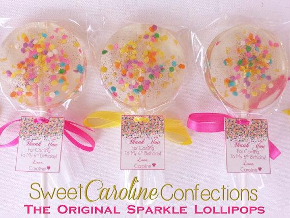 Celebration Sparkle Lollipops - Set of 6 - Sweet Caroline Confections | The Original Sparkle Lollipops