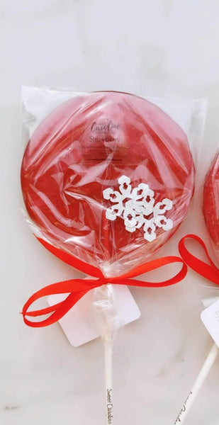 4 Inch Joy to the World Lollipops - Set of 1 - Sweet Caroline Confections | The Original Sparkle Lollipops