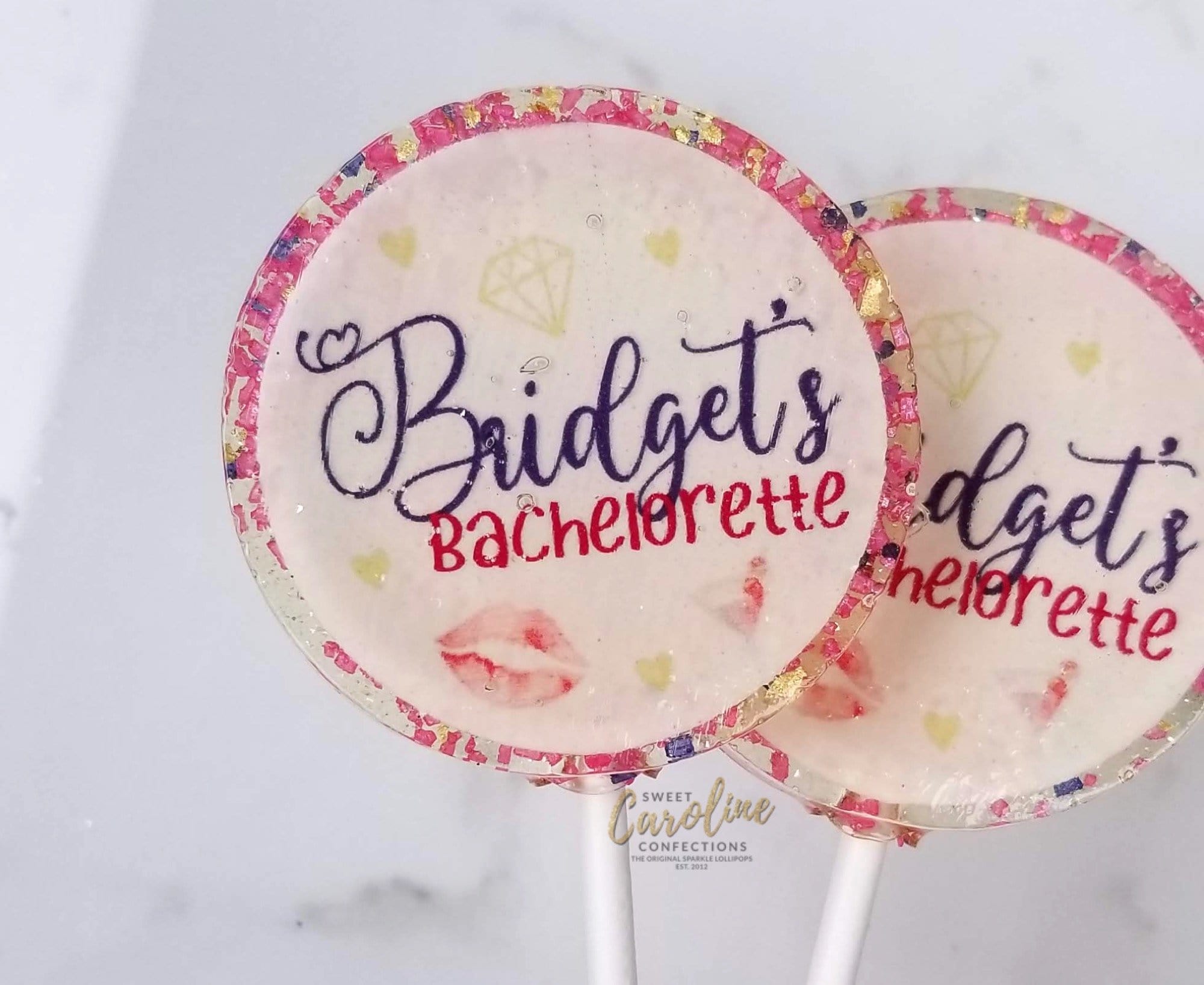 Girls' Night Out Bachelorette Lollipops - Set of 6 - Sweet Caroline Confections | The Original Sparkle Lollipops